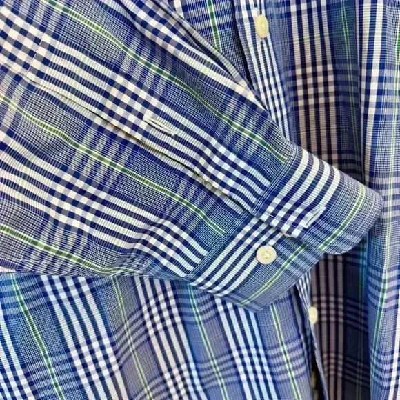ORVIS Men's Long-Sleeve Plaid Button-Up Shirt Multicolor Size L Casual - Picture 10 of 10